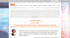 Desktop Screenshot of diebildungsmanager.com